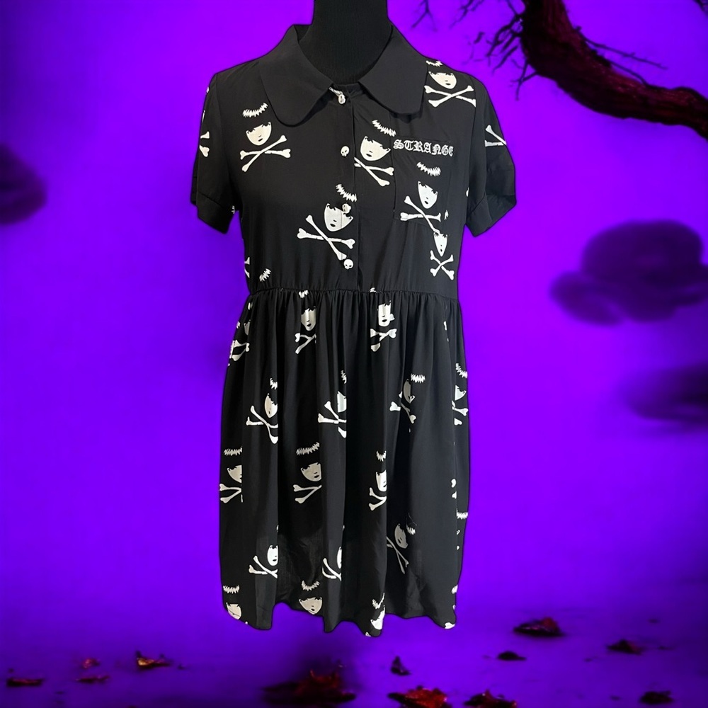 DOLLS KILL X EMILY THE STRANGE BABYDOLL DRESS – SIZE SMALL